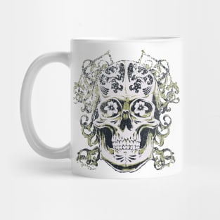 Vintage Zombie Outbreak Skull Mug